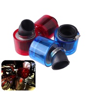 Motorcycle 28mm/32mm/35mm/38mm/42mm/45mm Bend Elbow/Stright WaterProof Air Filter Cleaner Red/Blue