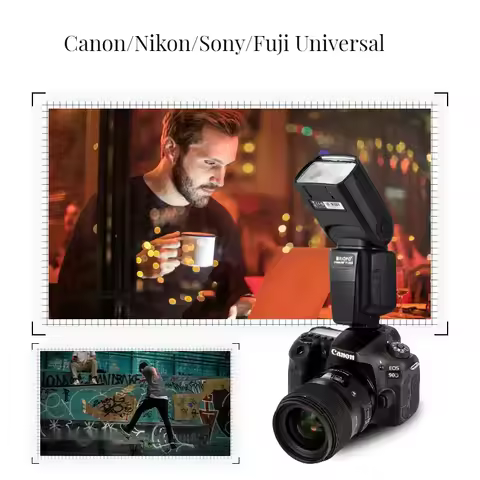 Triopo TR-950 Flash Light Speedlight Speedlite Universal for Fujifilm Olympus Nikon Canon 650D 550D 