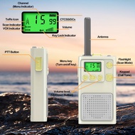 Mini Walkie Talkie Long Distance 2PCS 5KM Retro Children Two-Way Radio Outdoor Portable 8-22 Channel
