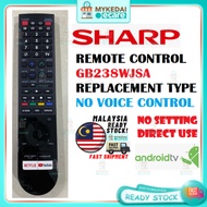 SHARP GB238WJSA Sharp remote control Android Smart TV remote control replacement type