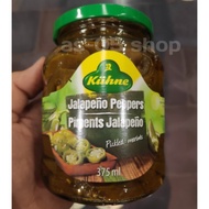 kuhne jalapeno pepper/acar jalapeno 375ml