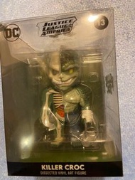 Mighty jaxx dc justice league America killer croc  dissected vinyl art figure X-ray xxray deluxe 半解剖