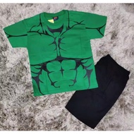 Superhero Hulk Short Costume Kids Suit