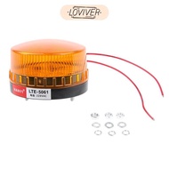 LOVIVER Yellow Industrial Warning Strobe Beacon Light Alarm Lamp AC220V Water-Proof