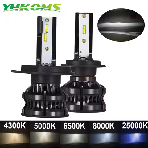 YHKOMS 110W 16000LM H4 H7 Led Headlight H11 Led H1 Led H8 H9 9006 4300K 6500K 8000K 10000K LED Bulb 