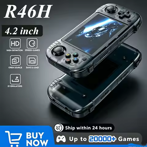 R46H Retro Handheld Game Console Open-Source Built-in WIFI 1024*768 4.2 Inch IPS Screen Pocket Video