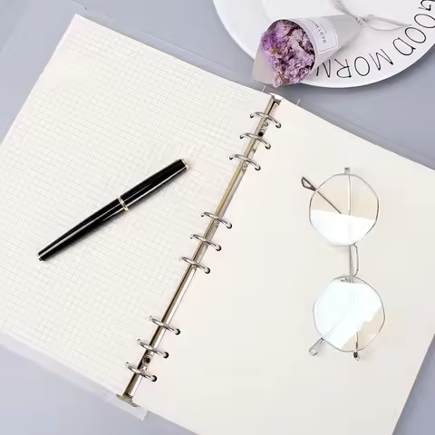 A4 B5 Business 45 Sheet Loose Leaf Notebook Refill Spiral Binder Inner Page Blank Cornell Line Dot G