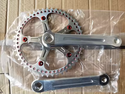 High End Ultralight Single Speed 46T 170mm Crankset CHAINWHEEL For LASCO Electric Bike Tricycle Fold