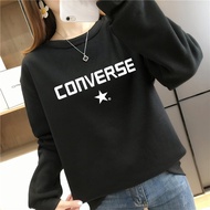 [AMYGO] Sweatshirts Women Oversized  Sweatshirt Woman Oversized Plus Size Lengan Panjang Muslimah Baju Perempuan Crop Top Korean Style