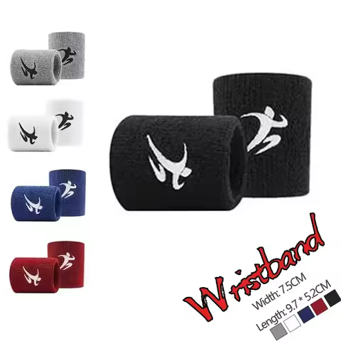 1Pcs Wrist Sweatband Tennis Sport Wristband Volleyball Gym Wrist Brace Support Sweat Band Towel Brac