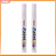 yakhsu|  Paint Pen for Touch-ups Quick Touch-up Pen 2pcs Waterproof Tire Mark Paint Pens for Precise Application Fade Resistant Fill Paint Pens for Vehicles Southeast Asian