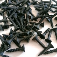 Gypsum Screws 6x3/ 4" or 1.9cm contents 50 pcs | Strong and Sharp Black Gypsum Drywall | Gypsum Gyps