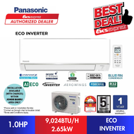 [READY STOCK] Panasonic Eco Inverter Aircond R32 (YU) YU9AKH / YU12AKH / YU18AKH /YU24AKH (1HP/1.5HP/2HP/2.5HP)