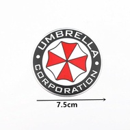 ❃☃✷ Car Styling 3D Aluminum alloy Umbrella corporation Emblem Sticker decals For BMW Audi Toyota Peu