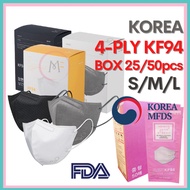 KF94 Mask Original Box Made in Korea 25/50pcs