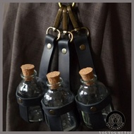 YOUYO Wizard Cork Potion Bottle Halloween Wizard Potion Bottles Witch Potion Glass Holder with Cork 
