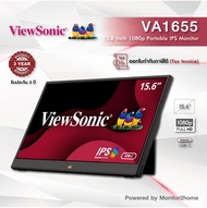 จอพกพา ViewSonic VA1655 15.6 Inch 1080p Portable IPS Monitor with Mobile Ergonomics, USB-C and Mini HDMI for Home and Office As the Picture One