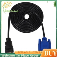 HDTV  Gold Male To VGA HD-15 Male 15Pin Adapter Cable 6FT 1.8M 1080P
