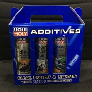 3in1 Liqui Moly Additives 3 in 1 Package (Petrol) 300ml/bottle Engine flush injection Cleaner Oil Additive