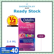 [现货+包邮 Date: 02/2025] Ostelin 新生儿维生素D3滴剂 Infant Vitamin D3 Vitamin D Drops ( 2.4ml ) (Made In Australia)
