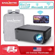 ZAOLIGHTEC X5 Smart Portable Projector Wifi LED HD Projector Support 4K Real 1080P Projector For Mobile one Smart