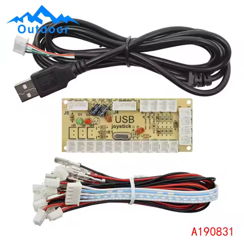USB Arcade Joystick Chip Circuit Board DIY Arcade Joystick Accessory Kit DIY Arcade Joystick Circuit