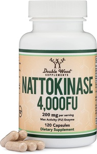 Double wood Nattokinase 4000 FU 200 mg 120 caps