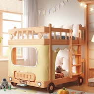 【Pre-order】Car bed bunk bed full solid wood tree house small tent kids bed boy bunk bed bunk bed