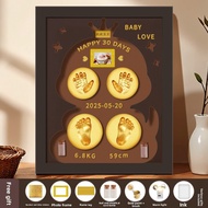XIHUDIE | Newborn Keepsake Frame Baby Footprint Handprint Memories Umbilical Cord