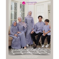 Family Sarimbit Fashion /Rauna SR-11 Muslim Fashion/biru