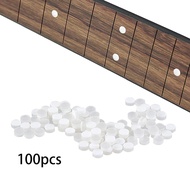 [lzdxwcke3pu] 100 Pieces Guitar Dot Fretboard Dots Acrylic Markers Accessory Parts Guitar Fingerboar