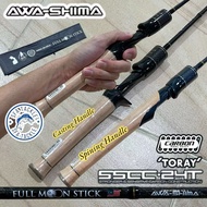 AWASHIMA FULL MOON STICK SINGLE HAND CASTING FISHING ROD TANTO GUNCAST LUNASTICK RANDUK