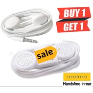 [BUY 1 FREE 1] Earphone Realme 11 10 PRO 9 Pro C67 C55 C50 C35 C40 Oppo A17 A16 A77 Earphone Audio E