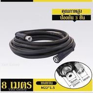 สายไฮดรอลิค สายเครื่องฉีดน้ำแรงดันสูง ยาว 8/10/15/20 เมตรเหมาะกับรุ่น เครื่องฉีดน้ำแรงดันสูงรุ่น K2/