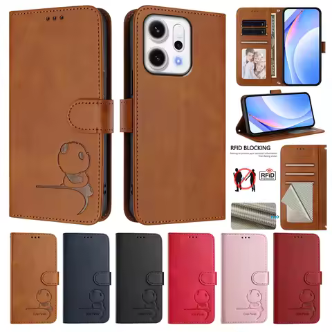 Cute Panda Wallet Case For vivo iQOO Neo 10 Plus Z10 Lite Z10X Z9X Z9 Turbo Z9S V30 SE V29 V27 Pro V