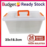 📣Budget Stock Multipurpose Transparent Storage Plastic Container With Lid Organizer Kotak Simpanan S
