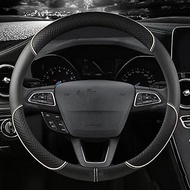 Compatible With Grand For C-Max For Fiesta For Figo For Fusion Steering-Wheels Cover 37-38cm Car Mod