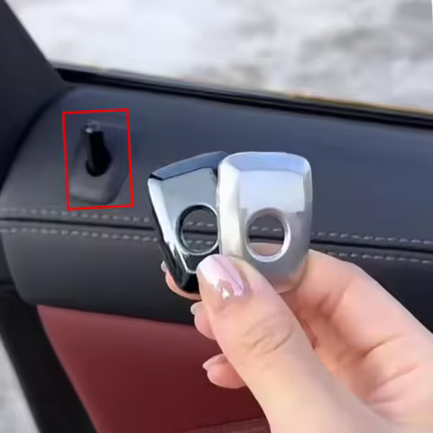 4 Piece Metal Car Door Pin Lock Bolt Cover Trim For BMW X5 G05 X6 G06 X7 G07 2019 2020 2021 2022 202