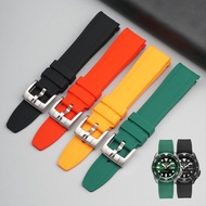 Suitable For Tissot 1853 Watch Strap Fluoride Rubber Silicone Liroque Men's t41 Soft Sports Waterproof Chain