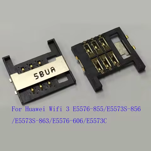 10-50Pcs Sim Card Holder Reader Slot Tray Connector Jack Plug For Huawei Router WiFi 3 E5576-855 E55