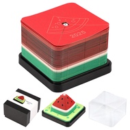 3D Memo Pad Calendar 2025 3D Desk Calendar Non-Stick Watermelon Shape Paper Sculpture Notepad SHOPSK