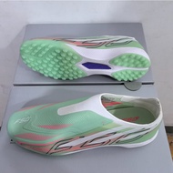2026 New F50 Elite TF Size 39-45 Men's Laceless Knitted White Green Match Grass Football Shoes