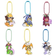 Digimon Adventure Agumon Gabumon Taichi Yamato keychain mica Acrylic chibi decorative model anime gi