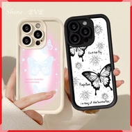 For Oppo A57 A12 A38 A7 A9 white fireworks butterfly Case A53 A54 A16s A15s A77s A17 A74 A3s A5s A76