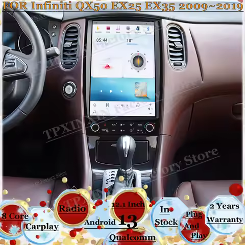 Automotive Multimedia Android For Infiniti QX50 EX25 EX35 2009 2010 2011 2012 2013 2014 2015 2016 20