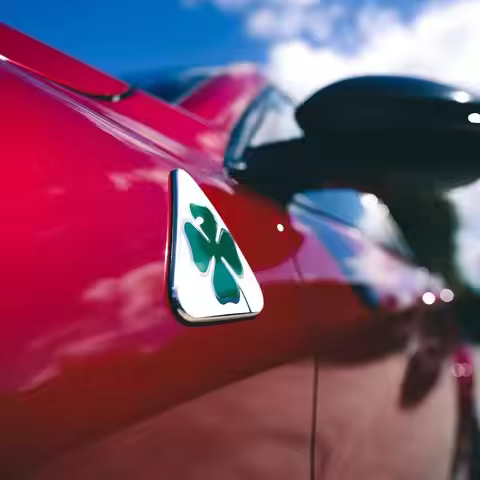 Car four-leaf clover decorative stickers is suitable for Alfa Romeo giulia stelvio modified fender s