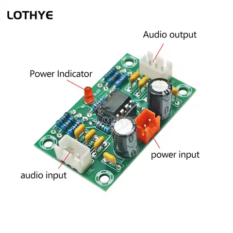 NE5532 Operational Pre-Amplifier Module Digital Audio Front Amplifier Board Preamplifier 5 Times Rat