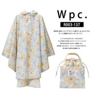 Wpc. - 【R003-137-201】Flower Wall Orange - Poncho成人防撥水雨衣/雨披/雨褸 ▼E1(16045)