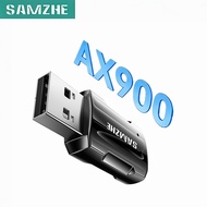 SAMZHE 2 In 1 USB Bluetooth Adapter/AX900 WiFi-6 + BT 5.3/ Dual Band Wireless Network Card