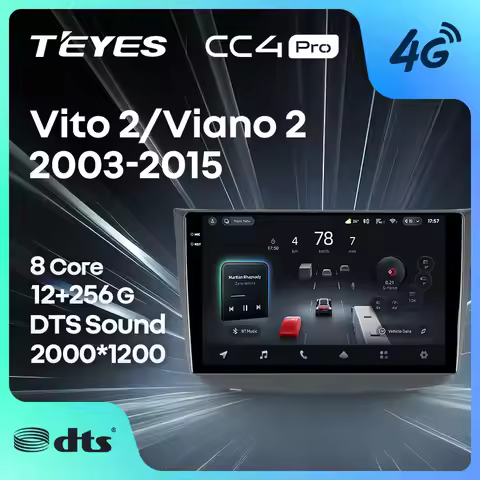 TEYES CC4 PRO For Mercedes-Benz Vito 2 Viano 2 W63TEYES CC4 PRO For Mercedes-Benz Vito 2 Viano 2 W63